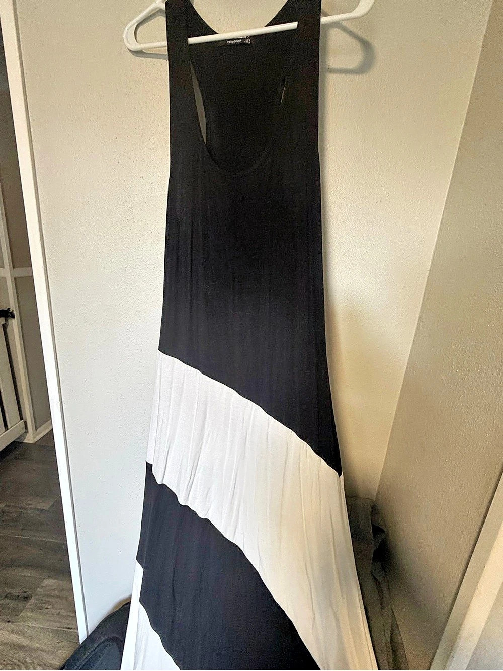 PattyBoutik Color Block Maxi Dress Size Large